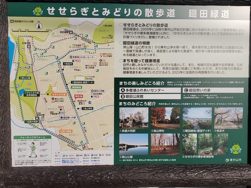 廻田緑道沿いに残る境界標 - 歩・探・見・感