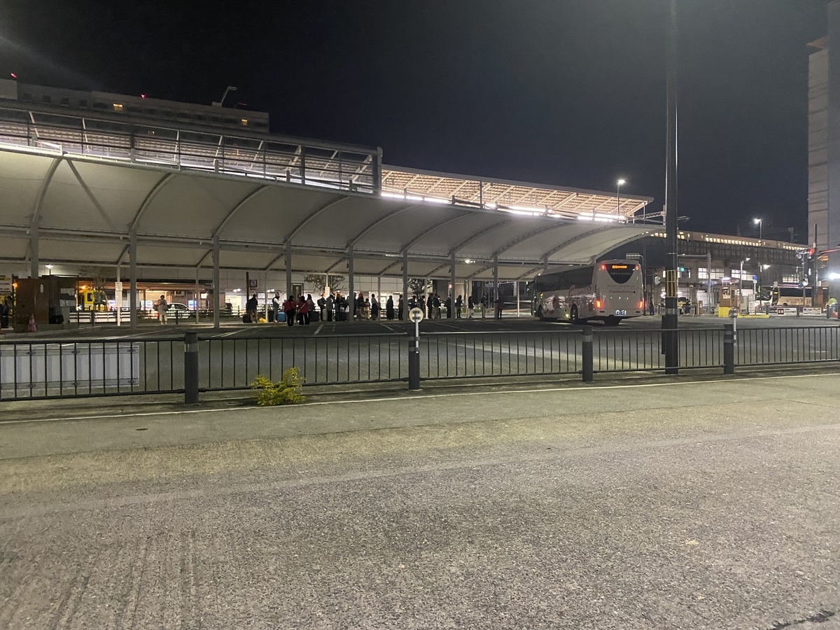 夜行バス体験レポ - 手記