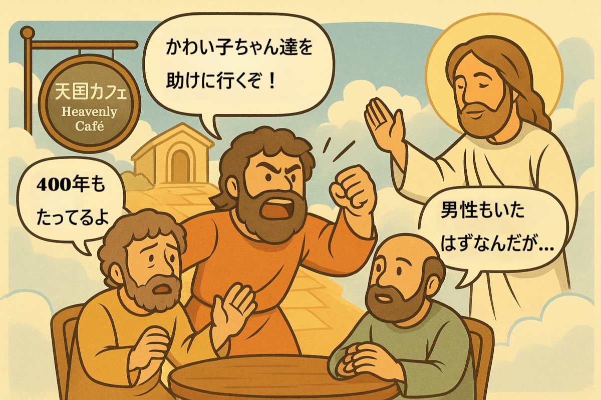 にーたろーげ 天国カフェ 聖書 キリスト教 ストーリー