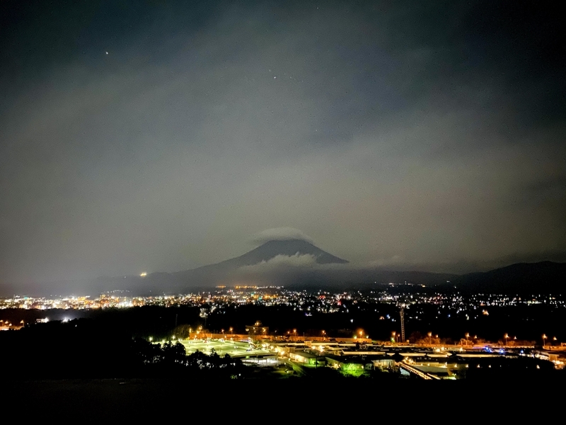 12/27-28 夜中の富士山
