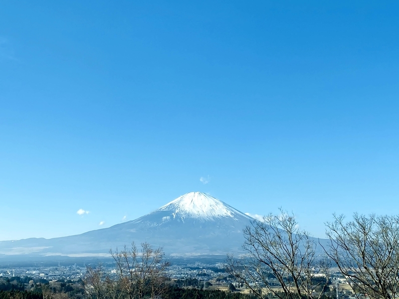 12/28　昼頃の富士山