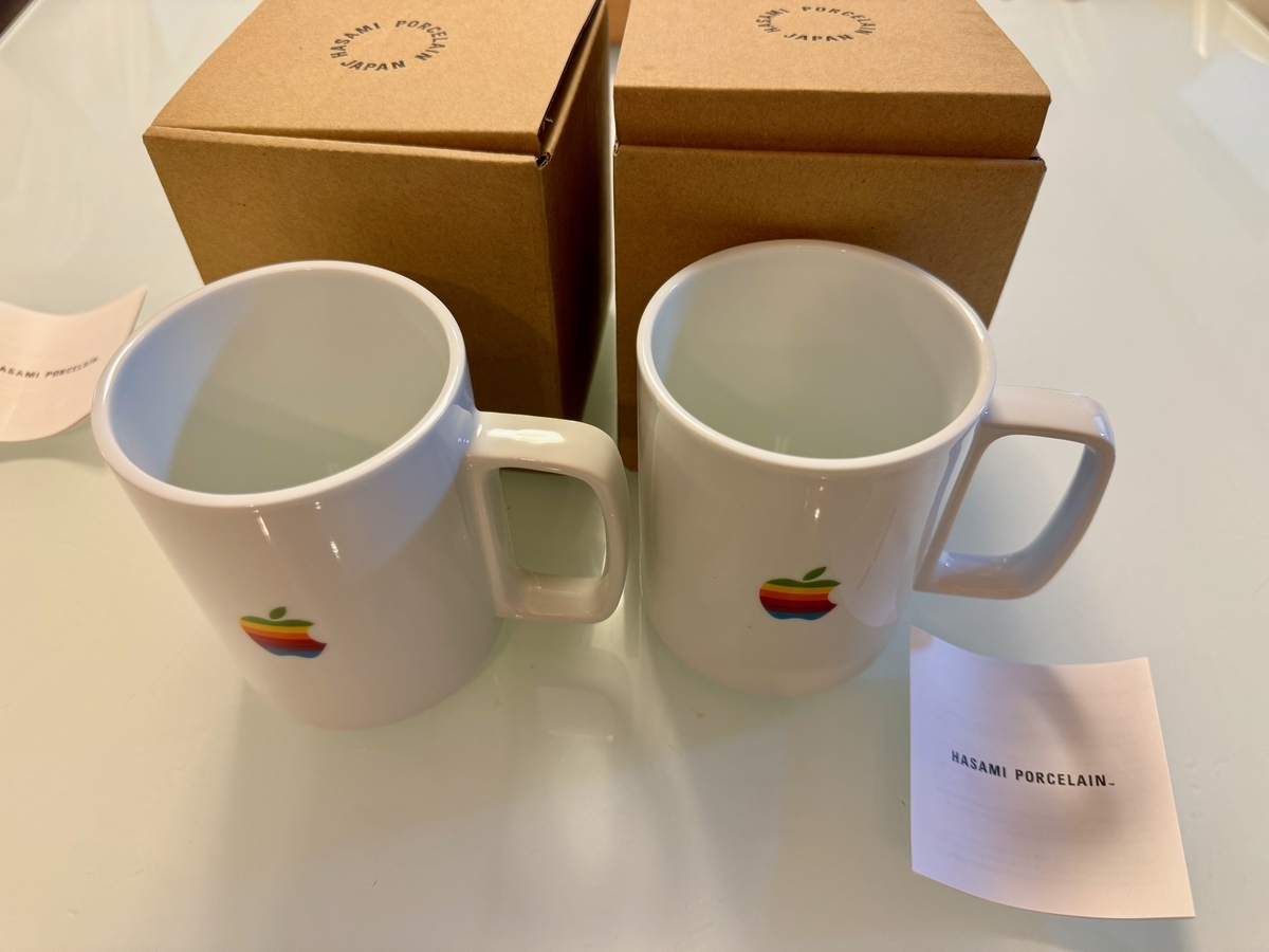 Appleロゴ入りマグカップ