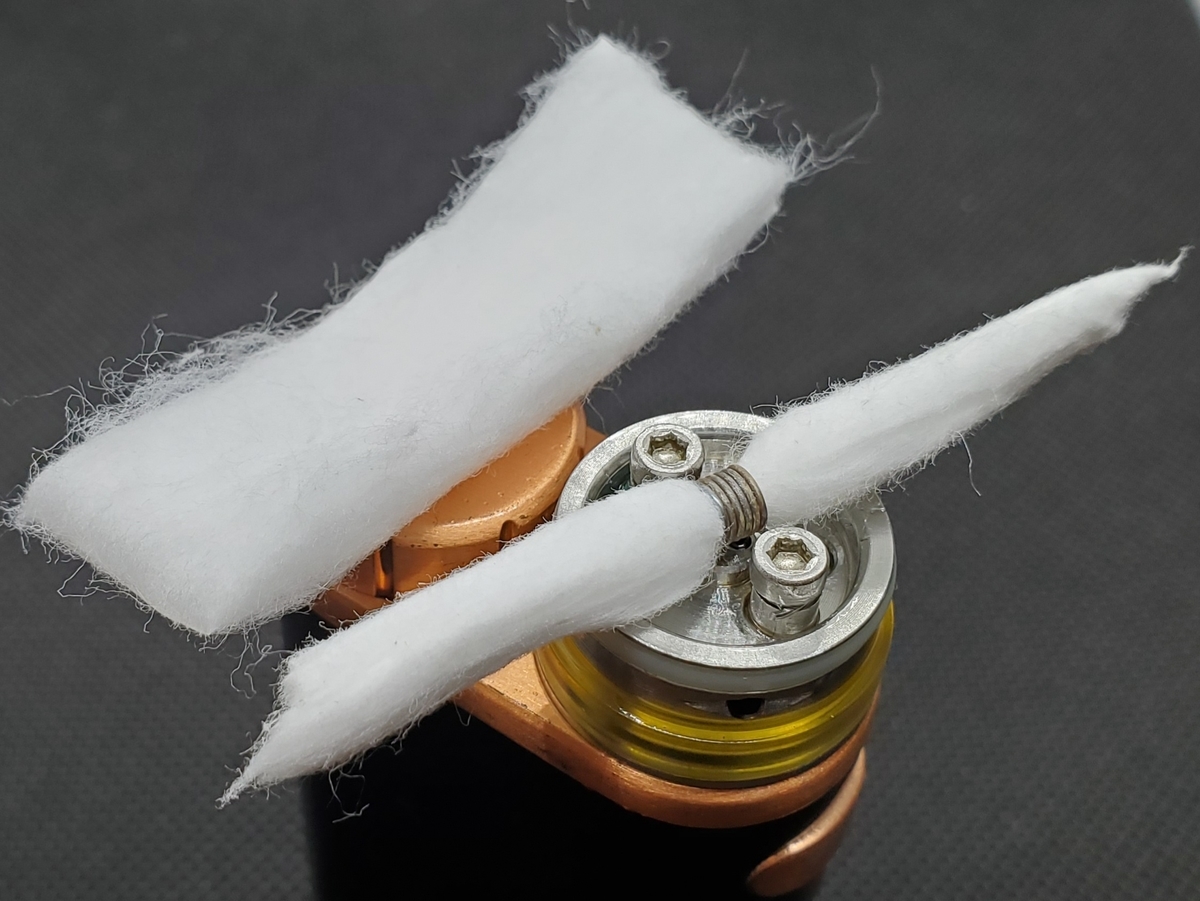 Hack Components Vape 今更のハック【VAPE HACK Cotton Can Edition 遊人デザイン】 - 天気のいい日はVAPE!