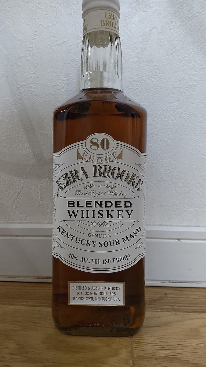 ウィスキーで晩酌を。富士貿易「エズラ・ブルックス ホワイト