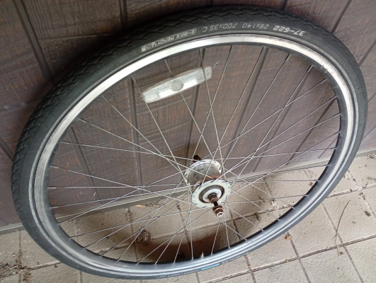 自転車の前輪