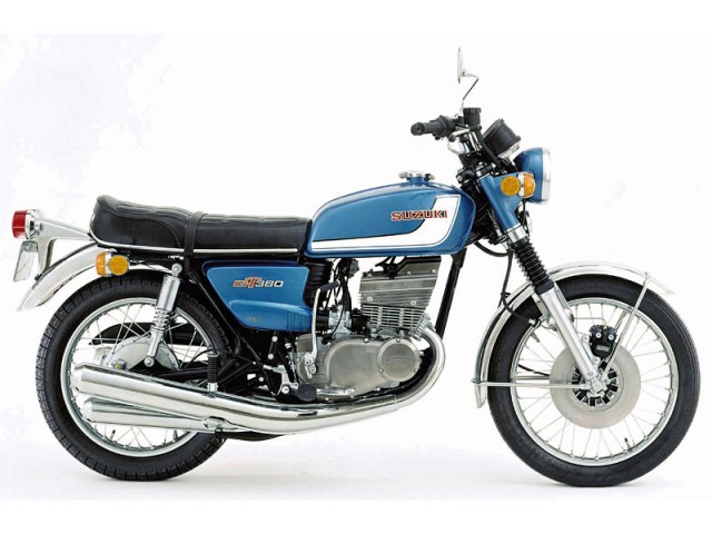 GT380 タンク B5銀 /ブラック GT550 持ち込ん フューエルタンク