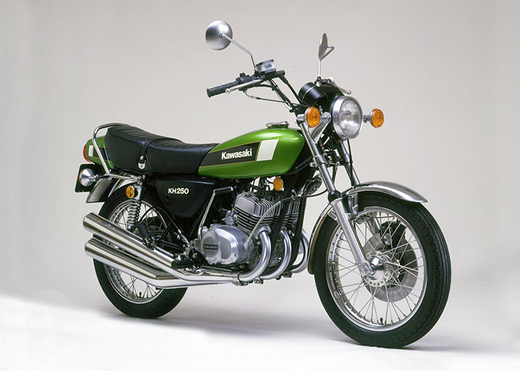 Kawasaki KH250 KH400 ライムグリーン外装セット KH250/400 キャンディーライムグリーン 図面付純正色塗料セット