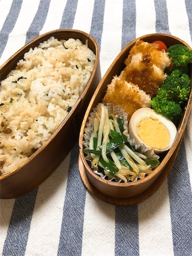 パンガシウスのチーズパン粉焼き弁当 多肉の寄せ植え ゆるーく続けるまいにち弁当