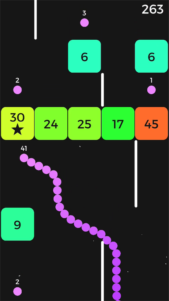 Snake Vs Block 新機能追加 無敵モード 人生に地図はない