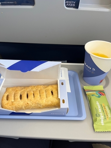 エーゲ航空機内食