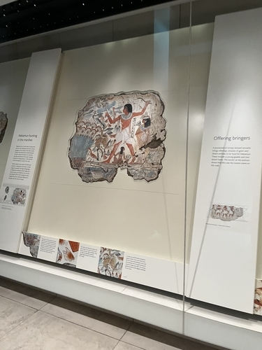 ネバムンの墓の壁画（沼地での狩猟）　Tomb of Nebamun