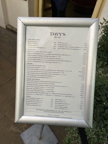 Davy's at Covent Garden