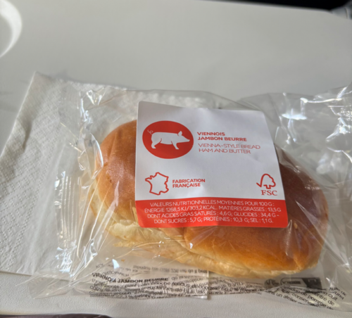 エールフランス航空機内食