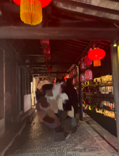 万安橋付近