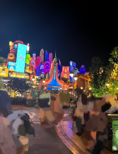 夜のズートピアエリア