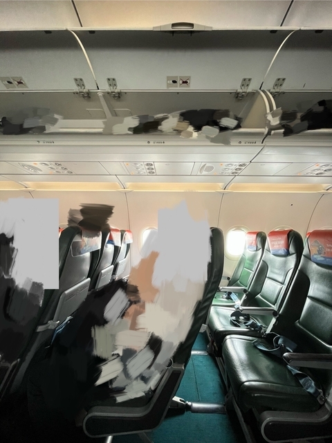 春秋航空機内