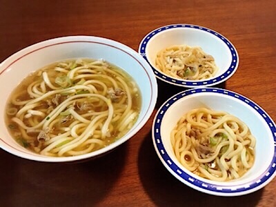 f:id:co2maa:20190201223412j:plain 出来上がったうどん