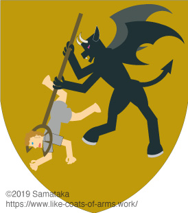the devil who torments a human