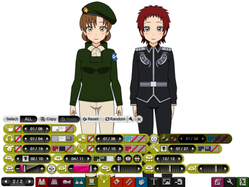 軍服試作