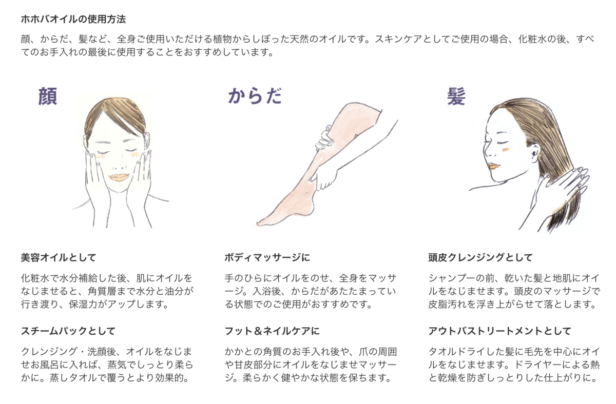 無印ホホバオイルの使い方まとめ いつまでも女の子