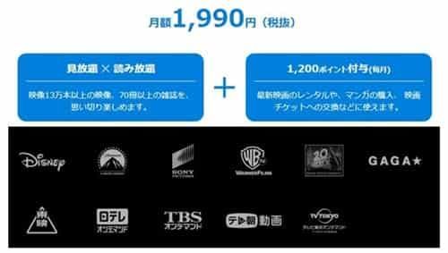 U-NEXTのメリット