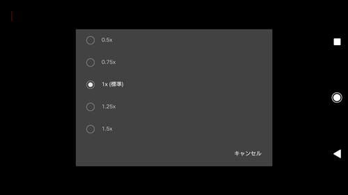 NETFLIX（ネットフリックス）の再生速度