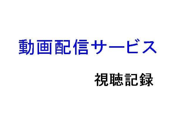 【2020年11月】動画配信サービス・視聴記録