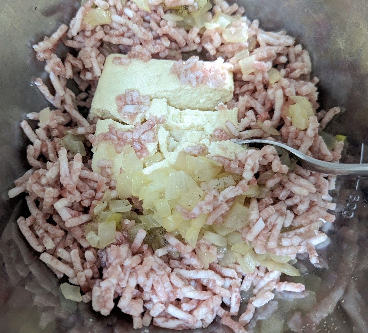 ひき肉と豆腐