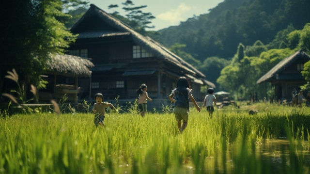 田舎の風景