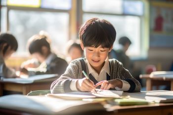 勉強する子ども