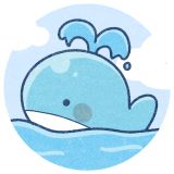クジラのアイコン