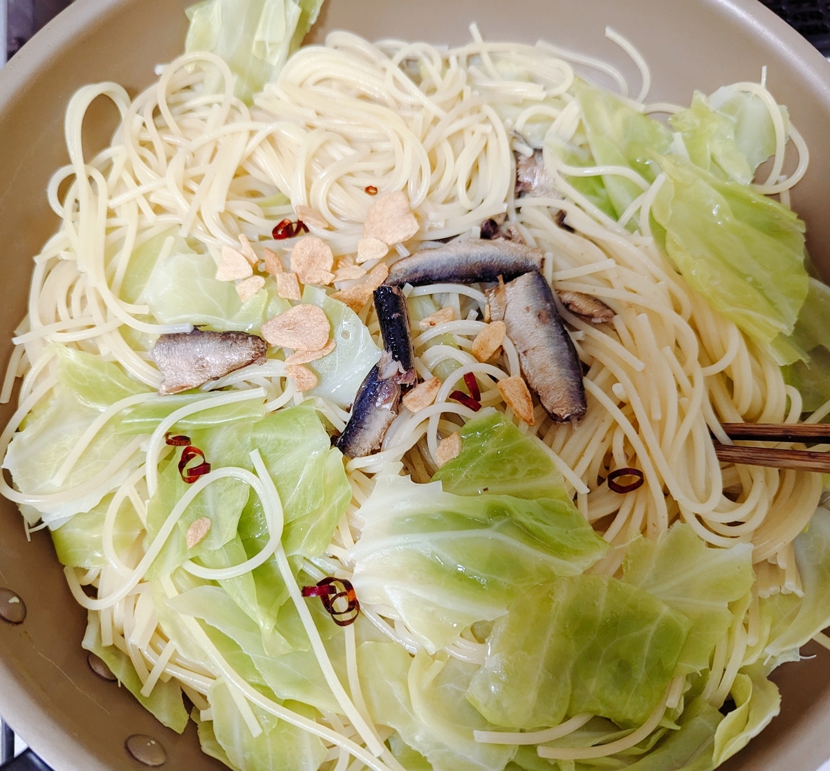アンチョビパスタ