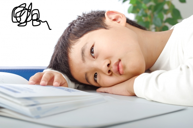 やる気が出ない男の子