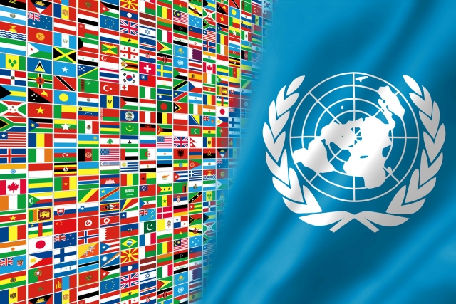 世界の国旗と国連