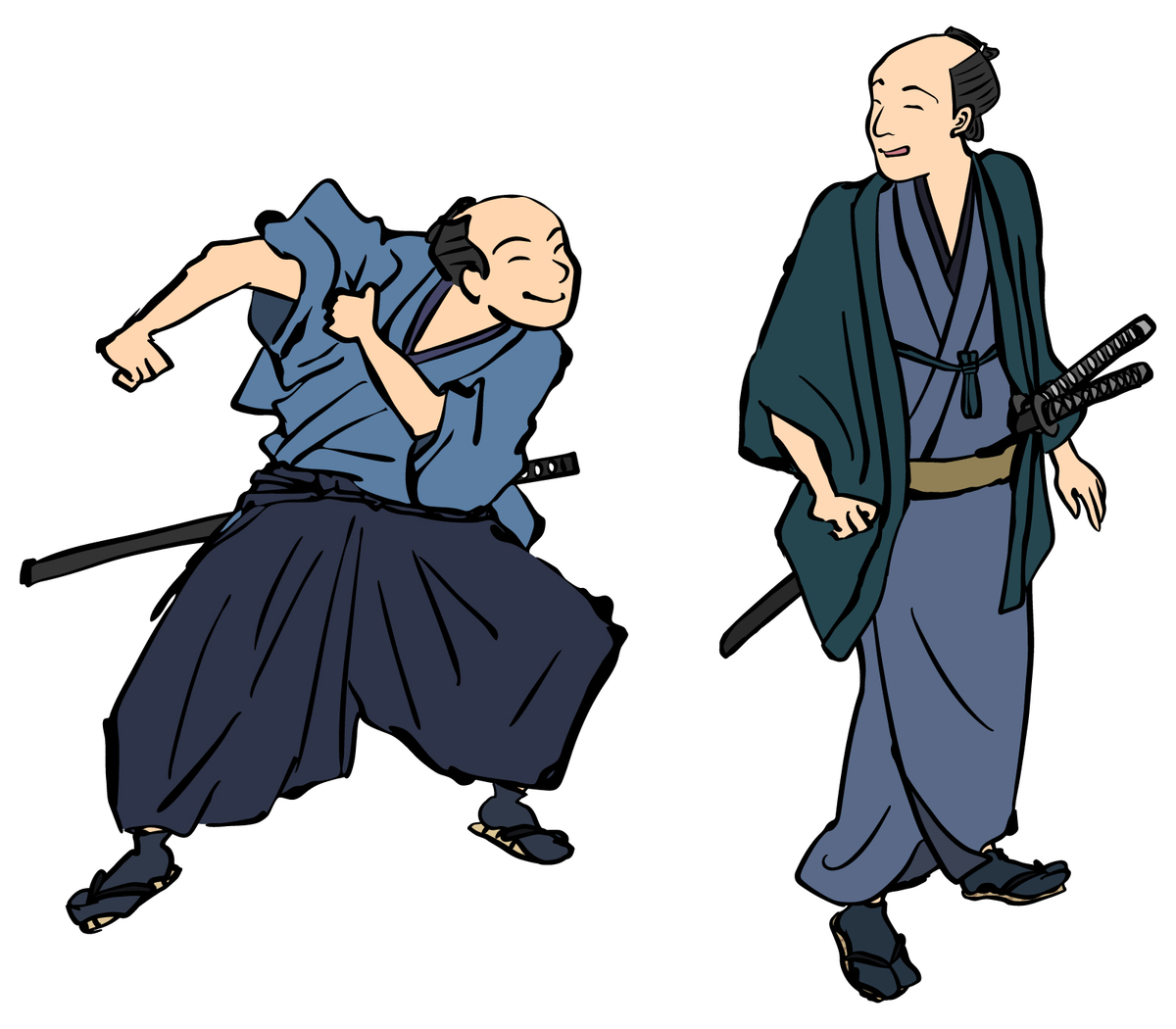 江戸っ子２人