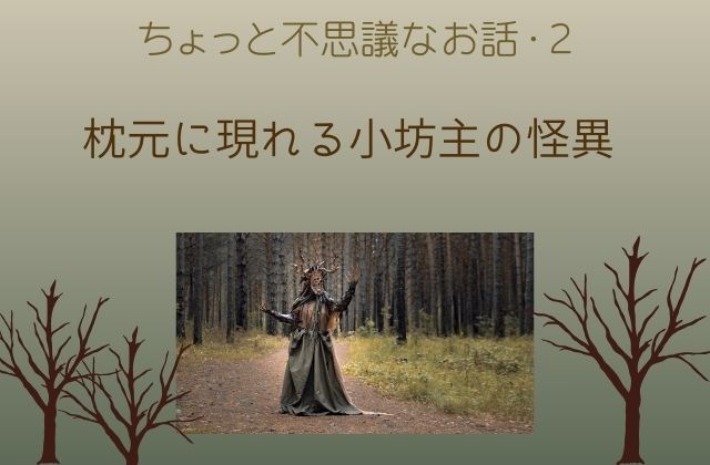 仮面の女性と暗い森