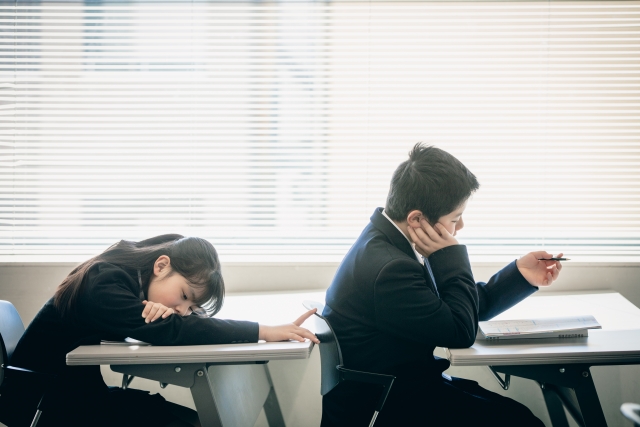 中学生の授業風景
