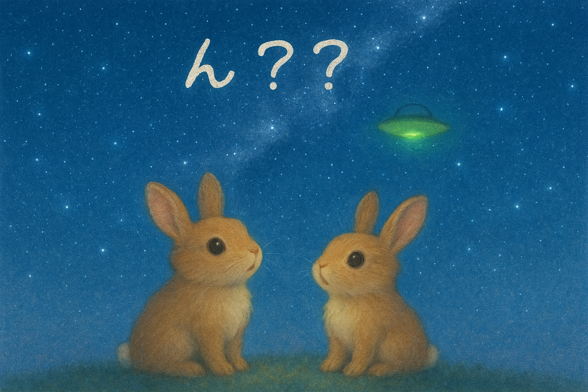 UFOとうさぎ