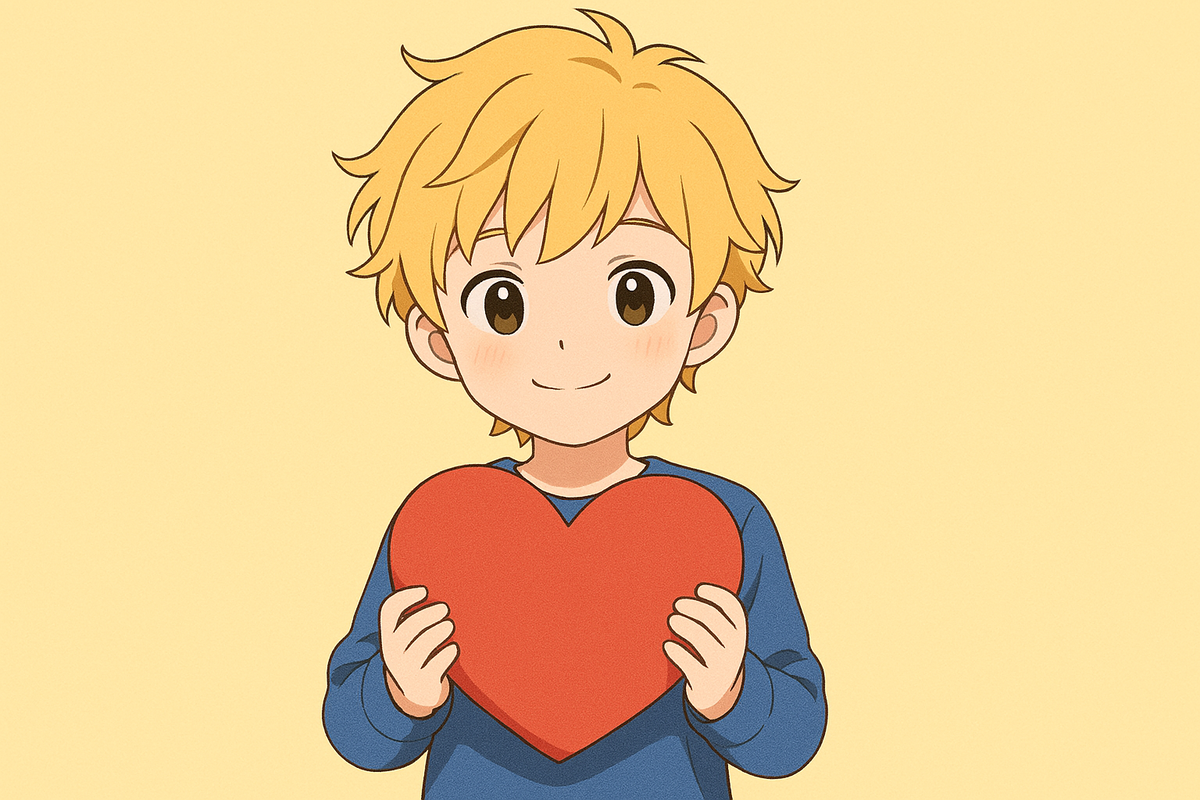 ハートを持つ男の子