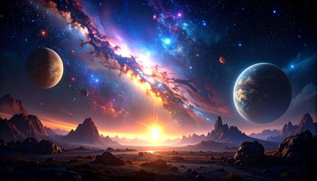 幻想的な宇宙