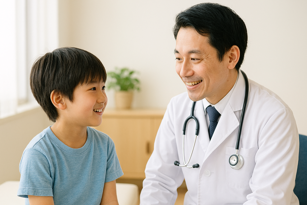 お医者さんと男の子