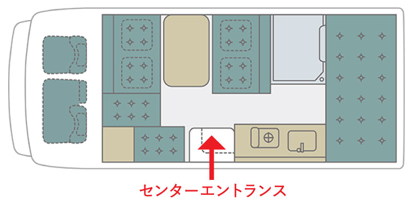  バンテック Corde Bunks レイアウト