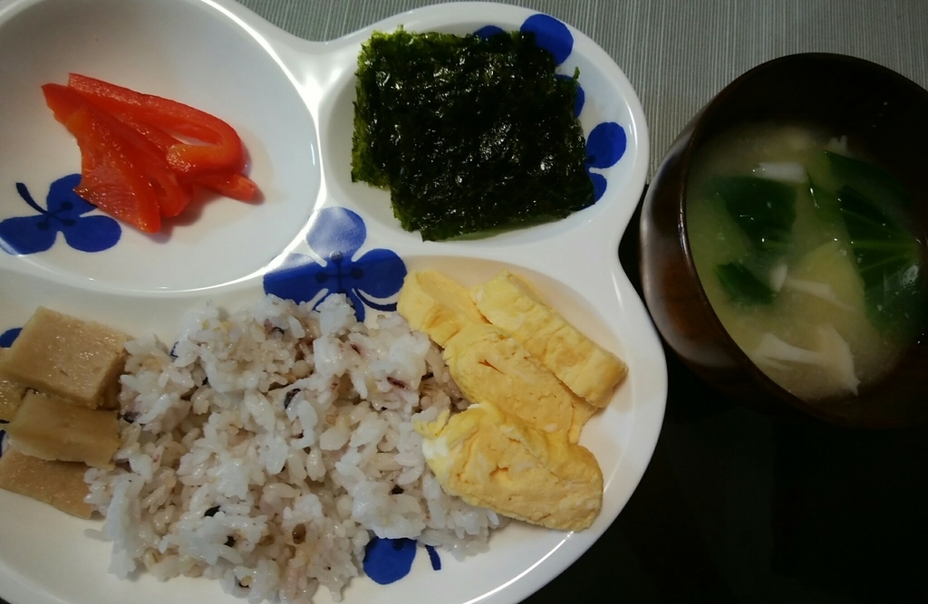 我が家の粗食夕飯メニュー こころもちろん たるをしる