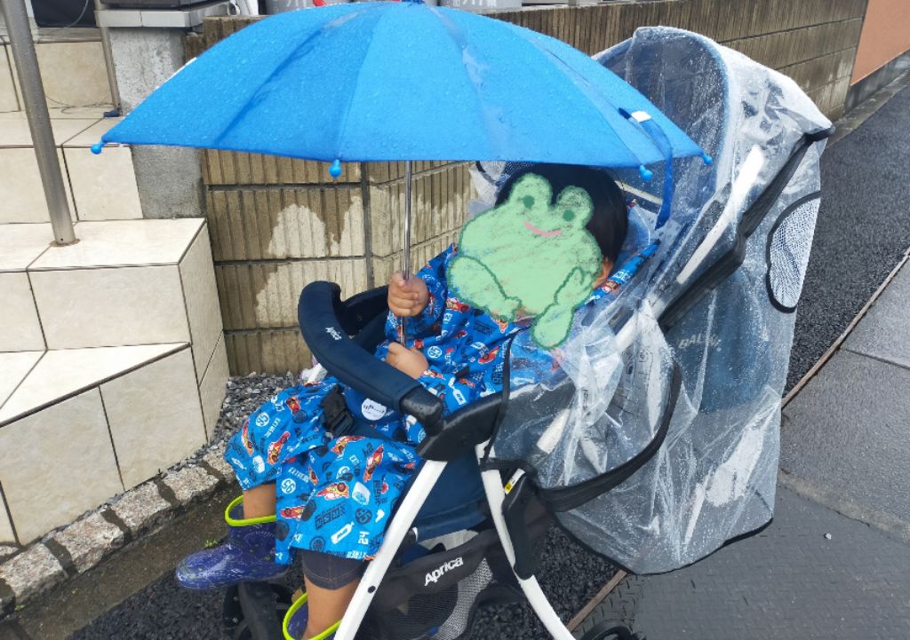 ベビーカーカバーを拒否する2歳児 雨の日の移動は戦争の談 こころもちろん たるをしる ベビーカーカバーを拒否する2歳児 雨の日の移動は戦争の談 こころもちろん たるをしる