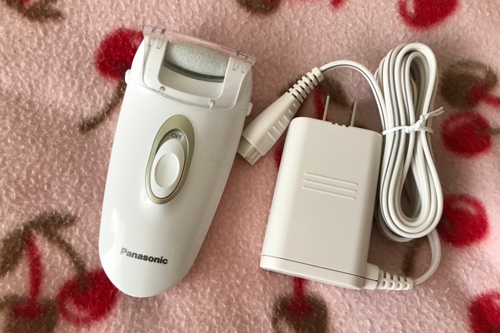 パナソニックの角質電動リムーバーes We22でかかとのケアが楽しくなっ
