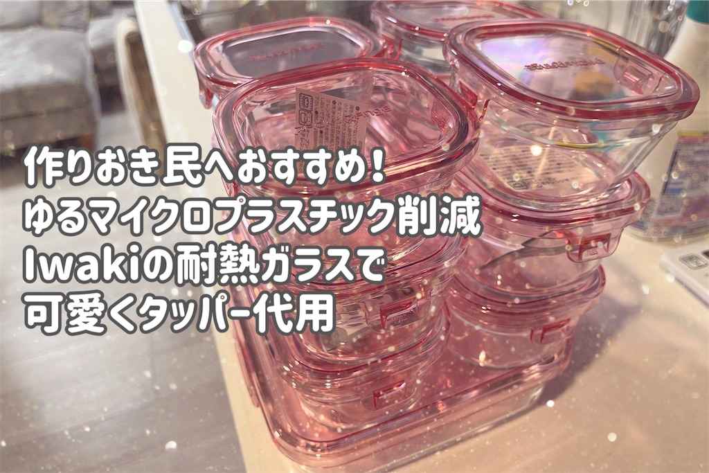 ゆるめな脱マイクロプラスチック】作り置き民へおすすめ！Iwakiの