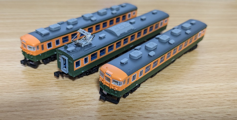 鉄道488 【165系】天賞堂のZゲージ 165系を増結してしまった