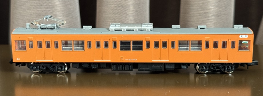 鉄コレJR201系中央線H7編成の走行化作業を開始 まずは動力車