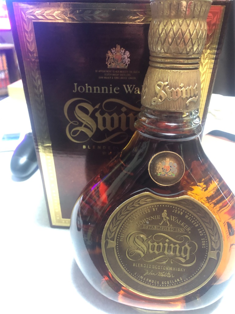 ジョニーウォーカー スウィング オールド Johnnie Walker Swing らふるあのウイスキー コーヒーblog お店開業目標