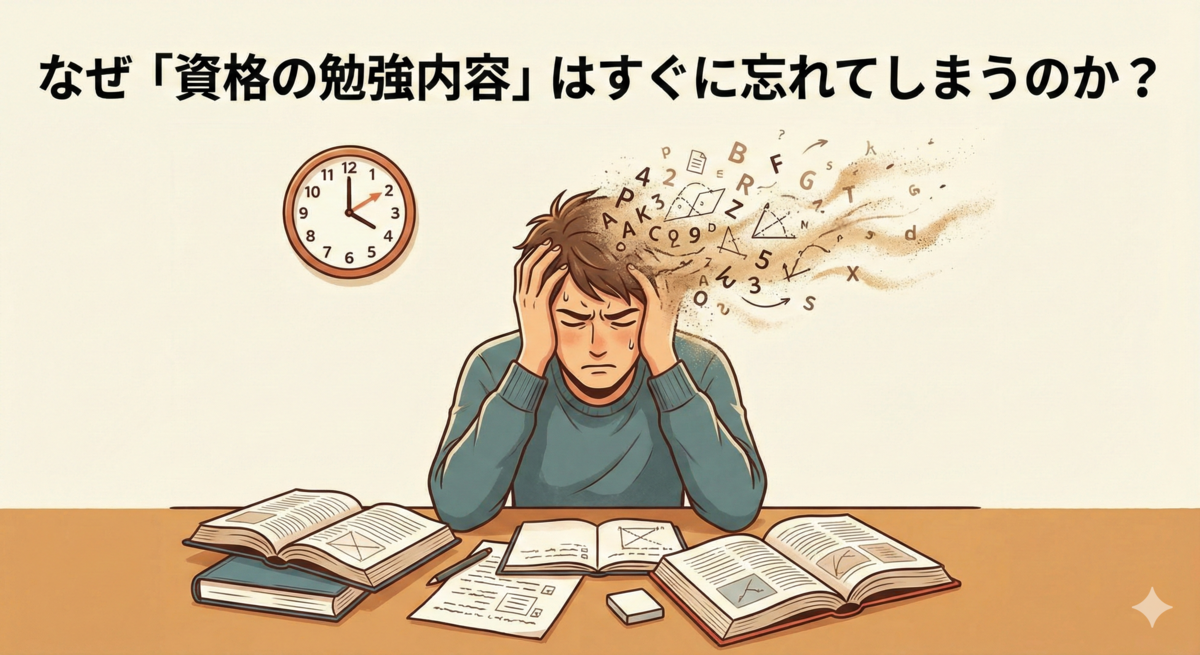 なぜ「資格の勉強内容」はすぐに忘れてしまうのか？